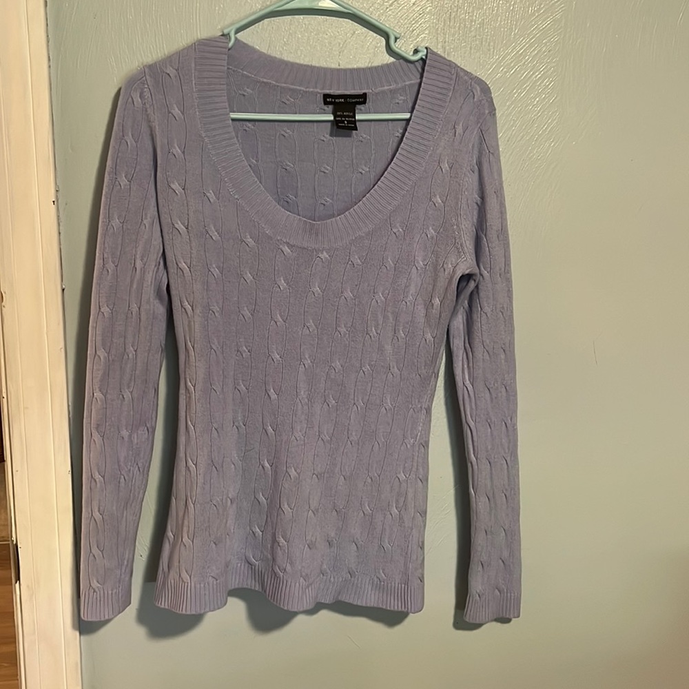 Purple sweater